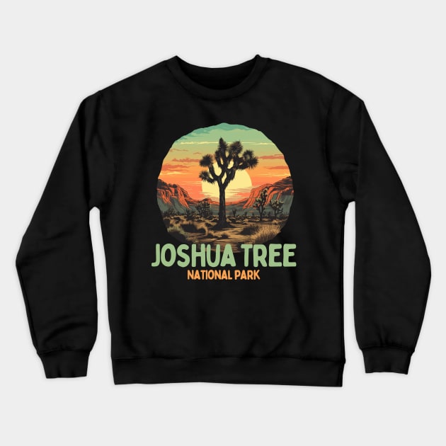 Joshua Tree National Park Crewneck Sweatshirt by Ray Crimson